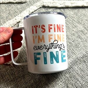 Colorful Motivational Coffee Travel Mug